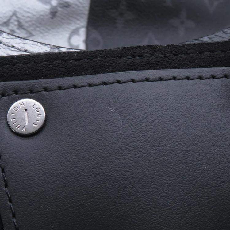 مملوكة مسبقًا Louis Vuitton Tote Noir/Silver Monogram Eclipse Split