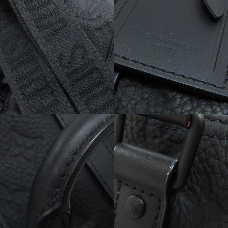 Pre Owned Louis Vuitton Keepall Bandouliere 25 Handbag In Taurillon Leather