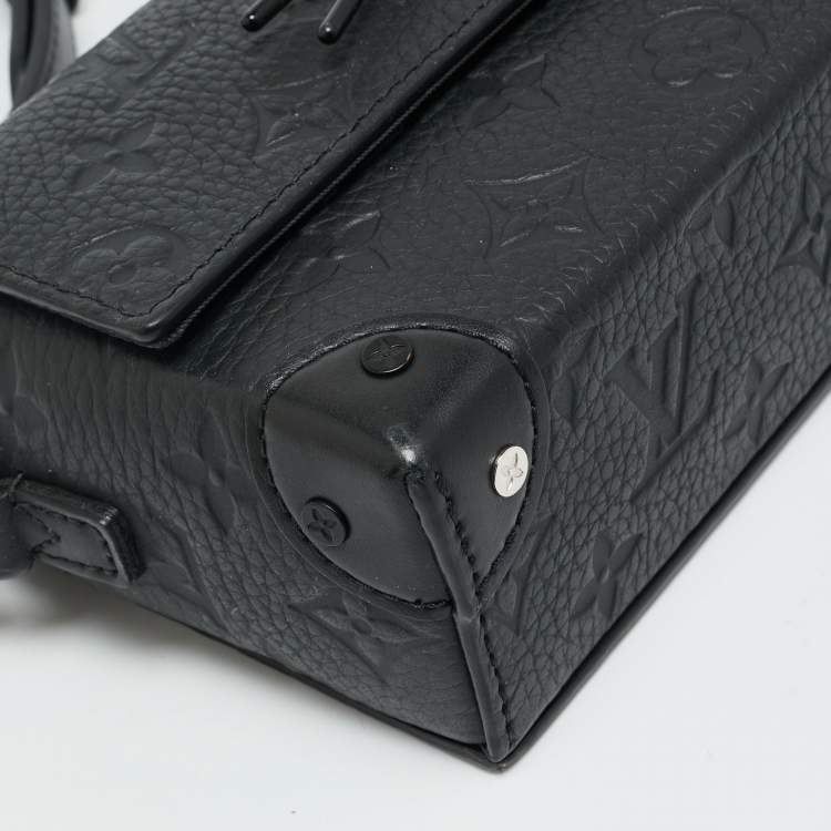 مملوكة مسبقًا Louis Vuitton Steamer Black Monogram Taurillon Leather Wearable Wallet