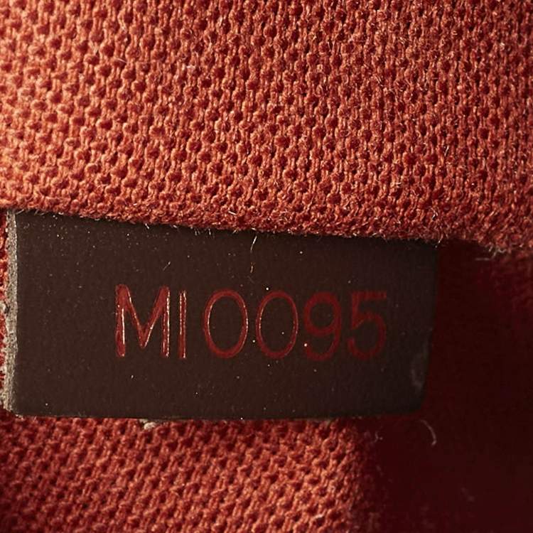 Pre Owned Louis Vuitton Olav PM Damier Ebene Canvas Messenger Bag