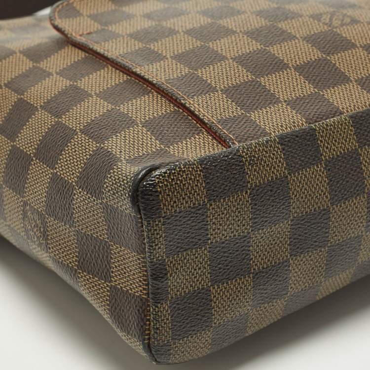 Pre Owned Louis Vuitton Olav PM Damier Ebene Canvas Messenger Bag