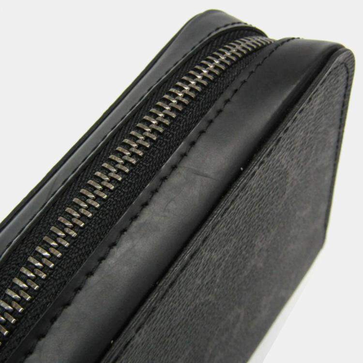 مملوكة مسبقًا Louis Vuitton Monogram Eclipse Zippy XL Monogram Eclipse Long Wallet bi-fold Black