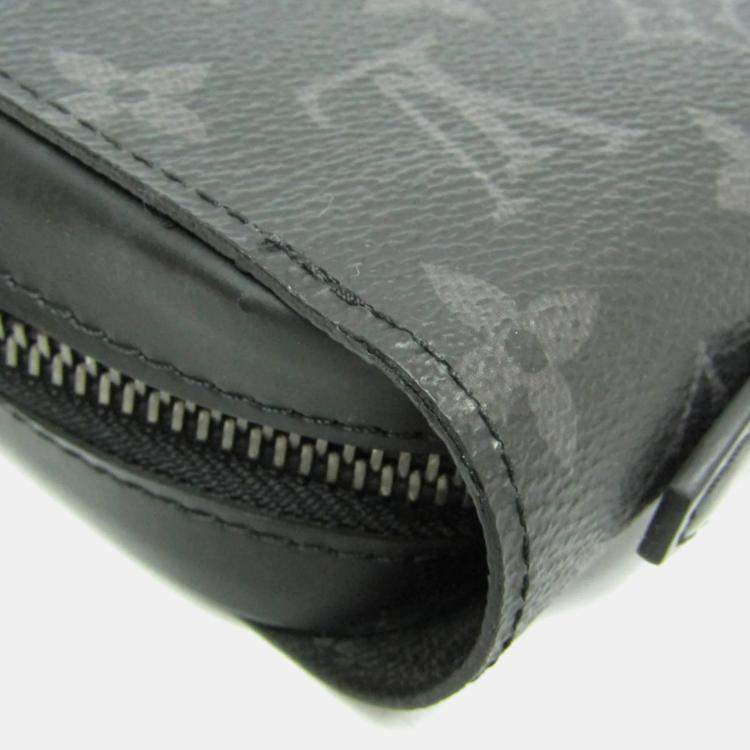 مملوكة مسبقًا Louis Vuitton Monogram Eclipse Zippy XL Monogram Eclipse Long Wallet bi-fold Black