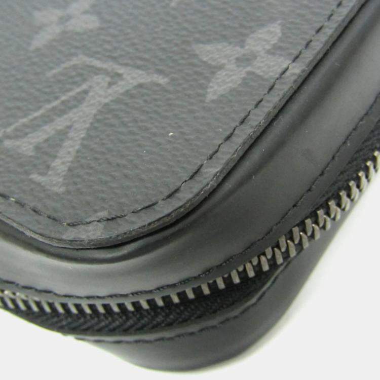 مملوكة مسبقًا Louis Vuitton Monogram Eclipse Zippy XL Monogram Eclipse Long Wallet bi-fold Black