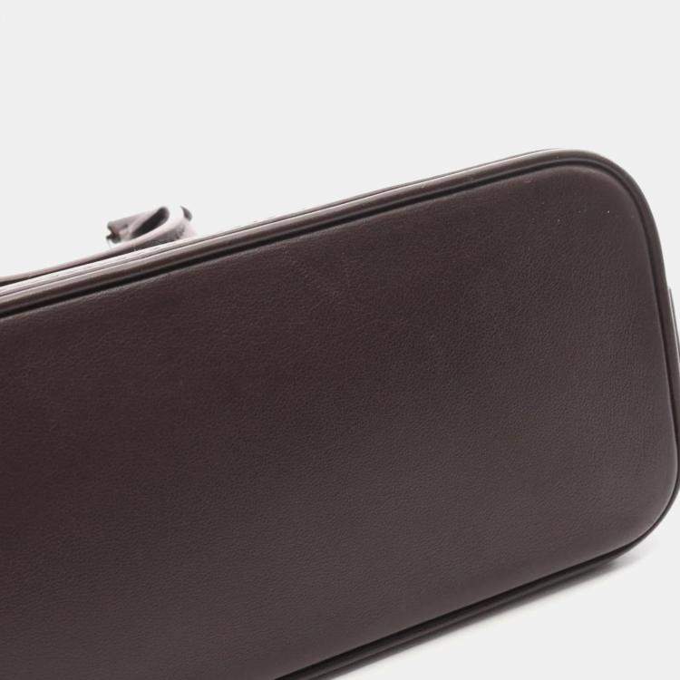 Pre Owned Louis Vuitton Alma Henry Taylor 25 Brown Multicolor Leather Top Handle Bag