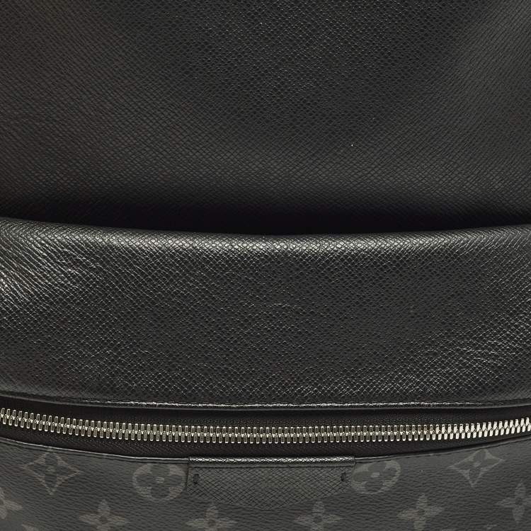 Pre Owned Louis Vuitton Discovery MM Monogram Eclipse Canvas and Taiga Leather Backpack