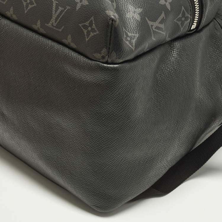 Pre Owned Louis Vuitton Discovery MM Monogram Eclipse Canvas and Taiga Leather Backpack