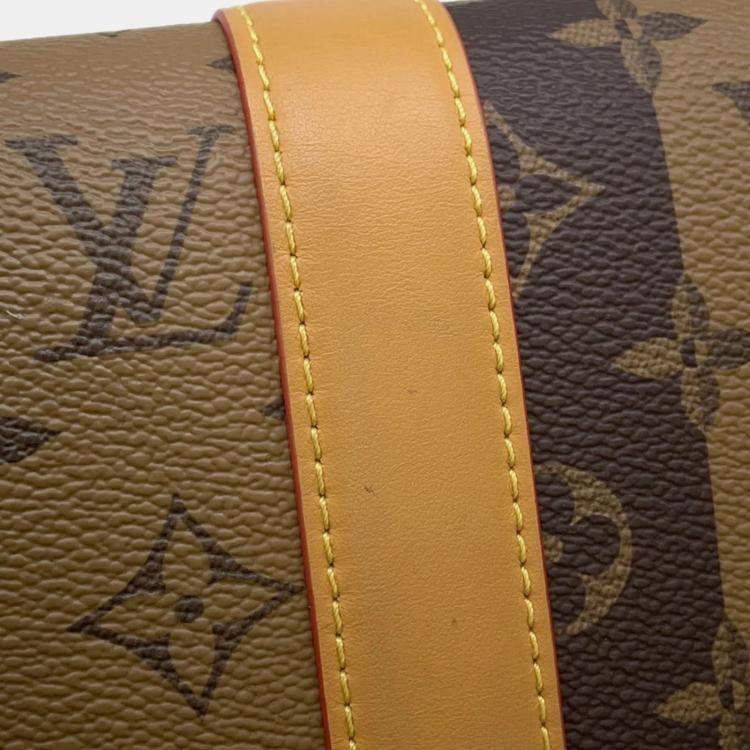 Pre Owned Louis Vuitton Monogram Stripe City Keepall Shoulder Bag