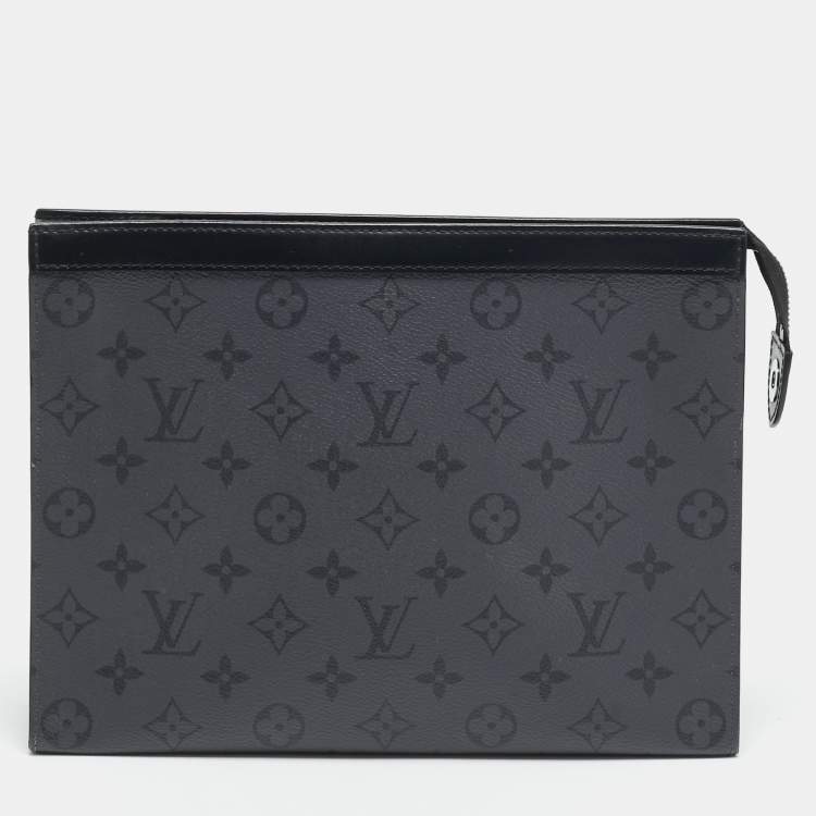 مملوكة مسبقًا Louis Vuitton Voyage MM Monogram Eclipse Reverse Canvas Pochette