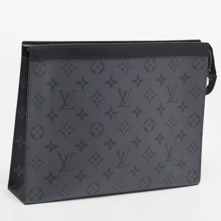 مملوكة مسبقًا Louis Vuitton Voyage MM Monogram Eclipse Reverse Canvas Pochette