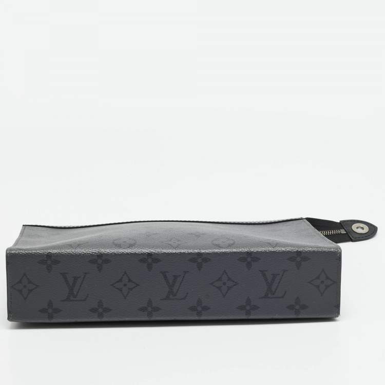 مملوكة مسبقًا Louis Vuitton Voyage MM Monogram Eclipse Reverse Canvas Pochette