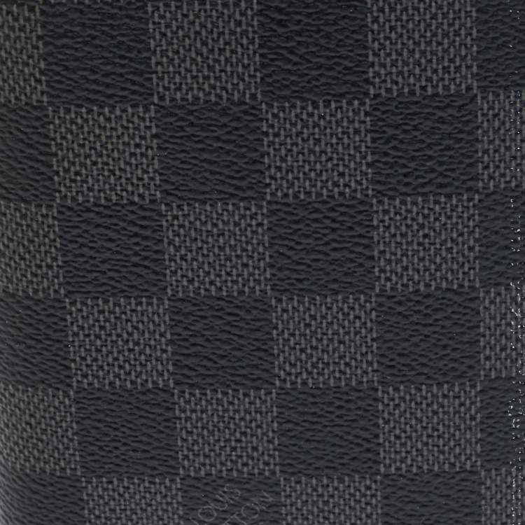 Pre Owned Louis Vuitton Brazza Damier Graphite Canvas Wallet