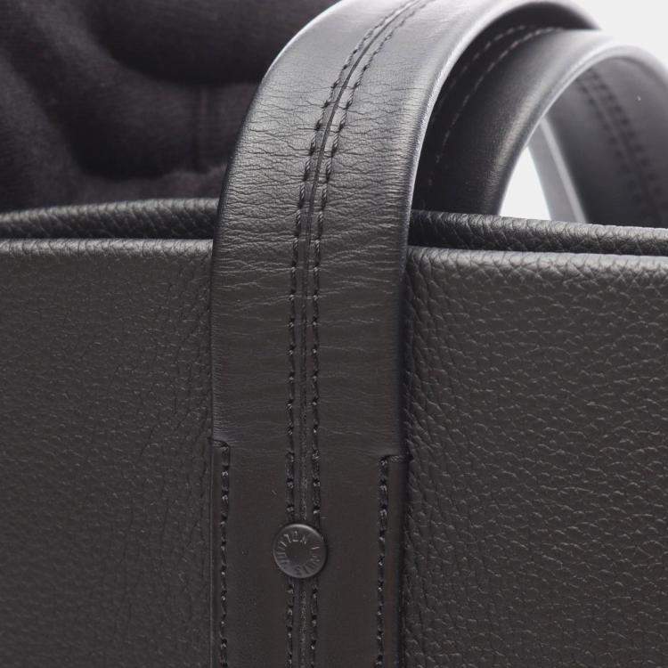 Pre Owned Louis Vuitton Take Off Tote Bag Leather Aerogram Black