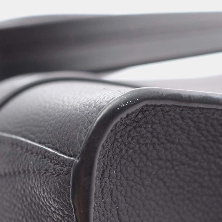 Pre Owned Louis Vuitton Take Off Tote Bag Leather Aerogram Black