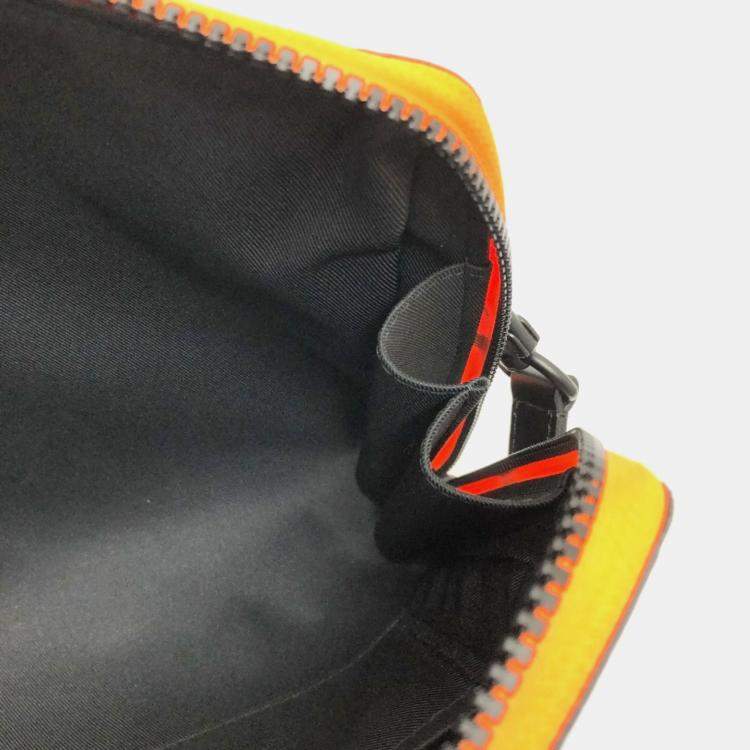 Pre Owned Louis Vuitton Monogram Lv Friends Keepall Pouch Bag Shoulder Handbag Canvas Brown