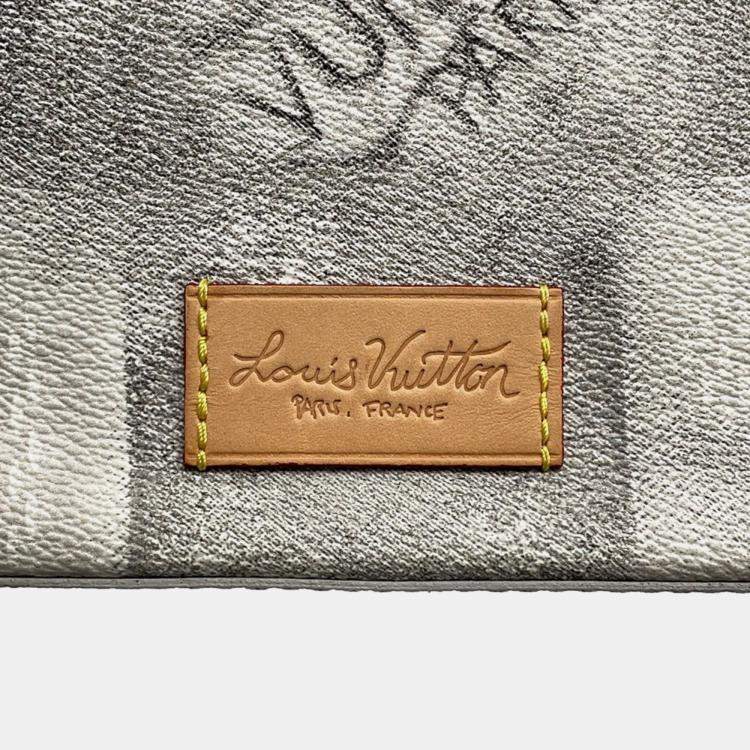 Pre Owned Louis Vuitton Damier Salt Trio Shoulder Bag