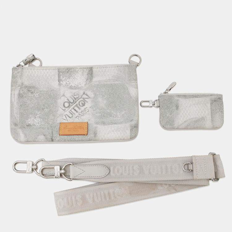 Pre Owned Louis Vuitton Damier Salt Trio Shoulder Bag