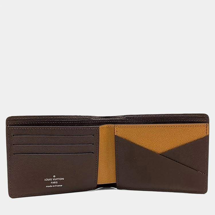 Pre Owned Louis Vuitton Brown Epi Leather Epi Bi-Fold Wallet