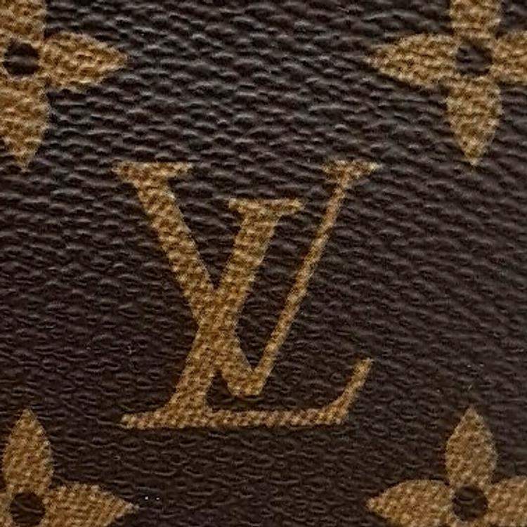 Pre Owned Louis Vuitton Brown Canvas Macassar Brazza Wallet