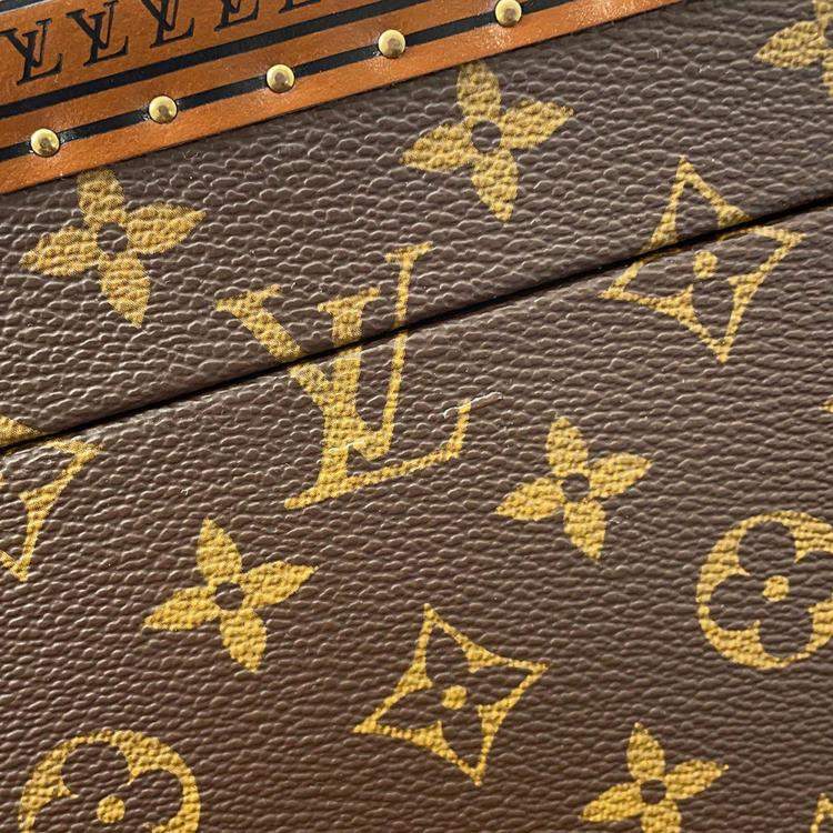 Pre Owned Louis Vuitton Bisten Brown Monogram Size 70