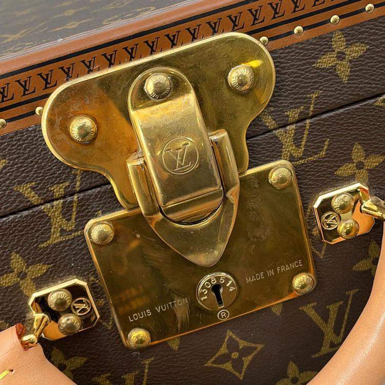 Pre Owned Louis Vuitton Bisten Brown Monogram Size 70