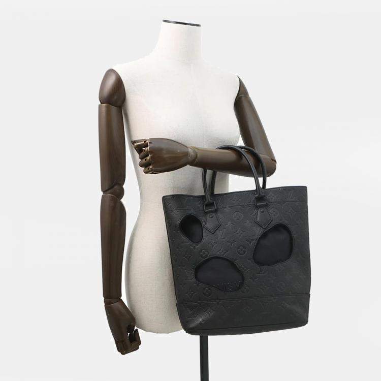 Pre Owned Louis Vuitton With Holes Noir Monogram Empreinte Leather Size Pm