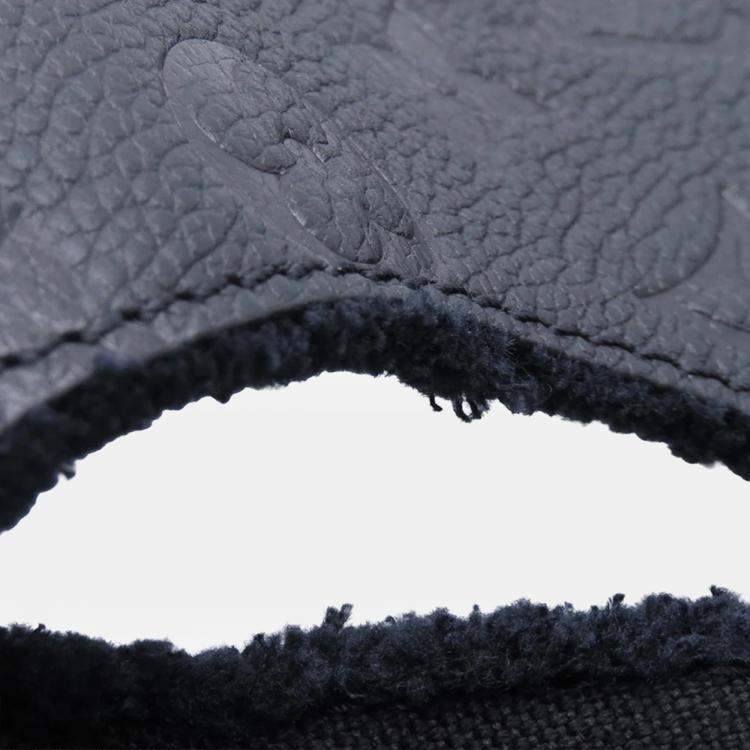 Pre Owned Louis Vuitton With Holes Noir Monogram Empreinte Leather Size Pm