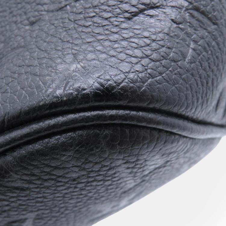 Pre Owned Louis Vuitton With Holes Noir Monogram Empreinte Leather Size Pm