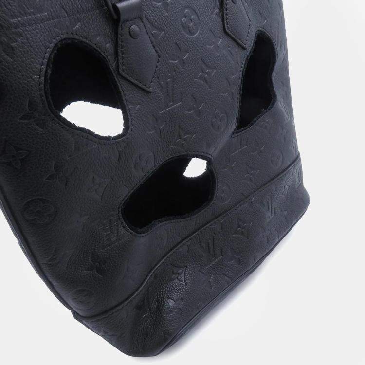 Pre Owned Louis Vuitton With Holes Noir Monogram Empreinte Leather Size Pm