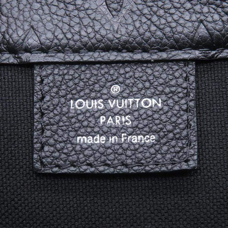Pre Owned Louis Vuitton With Holes Noir Monogram Empreinte Leather Size Pm