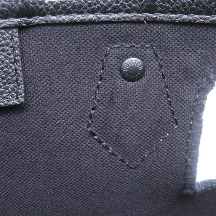 Pre Owned Louis Vuitton With Holes Noir Monogram Empreinte Leather Size Pm