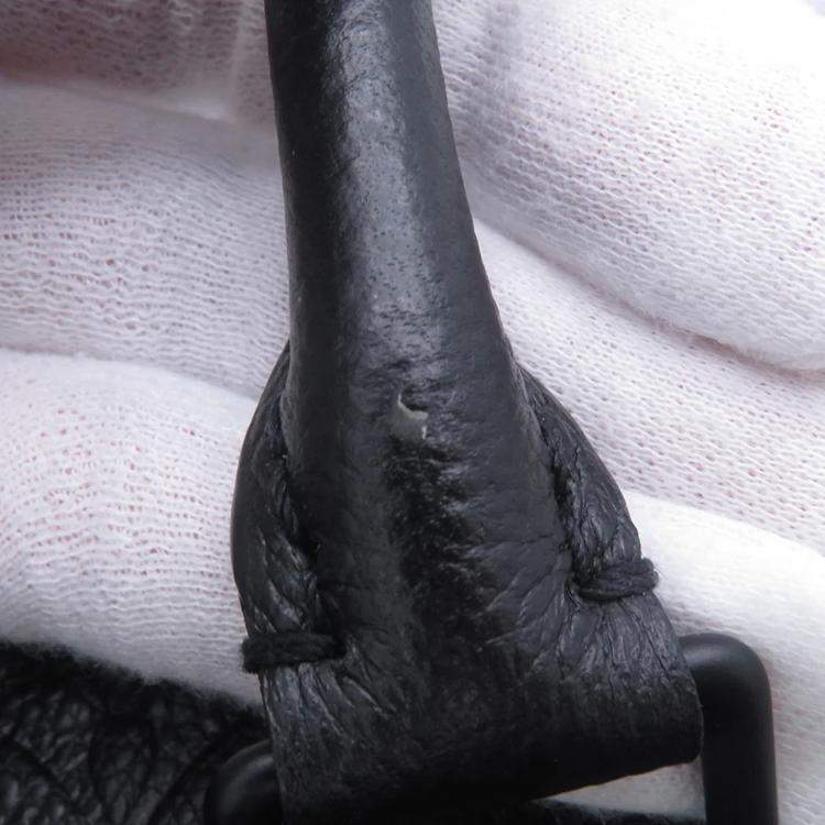 Pre Owned Louis Vuitton With Holes Noir Monogram Empreinte Leather Size Pm