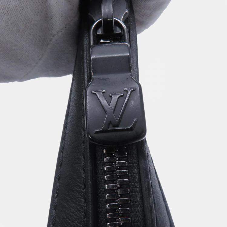 Pre Owned Louis Vuitton Duo Messenger Noir Monogram Shadow