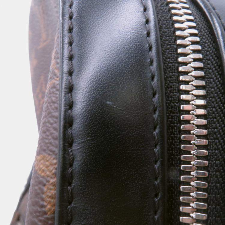 Pre Owned Louis Vuitton Josh Nv Brown/Noir Monogram Macassar Canvas