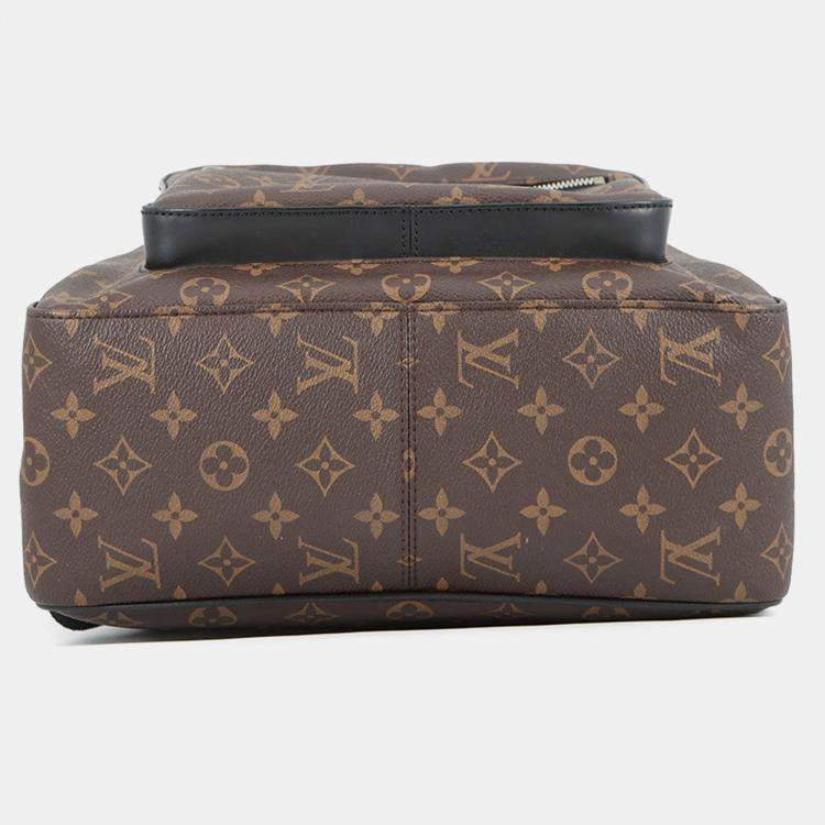 Pre Owned Louis Vuitton Josh Nv Brown/Noir Monogram Macassar Canvas