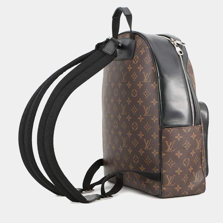 Pre Owned Louis Vuitton Josh Nv Brown/Noir Monogram Macassar Canvas