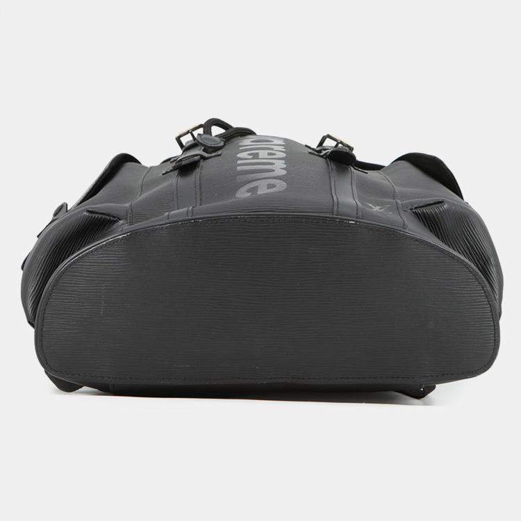Pre Owned Louis Vuitton Christopher Noir Epi Leather Supreme Size Pm