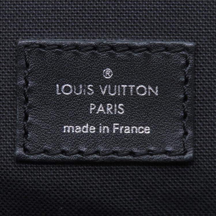 مملوكة مسبقًا Louis Vuitton Christopher Noir Monogram Macassar Canvas Size Mm