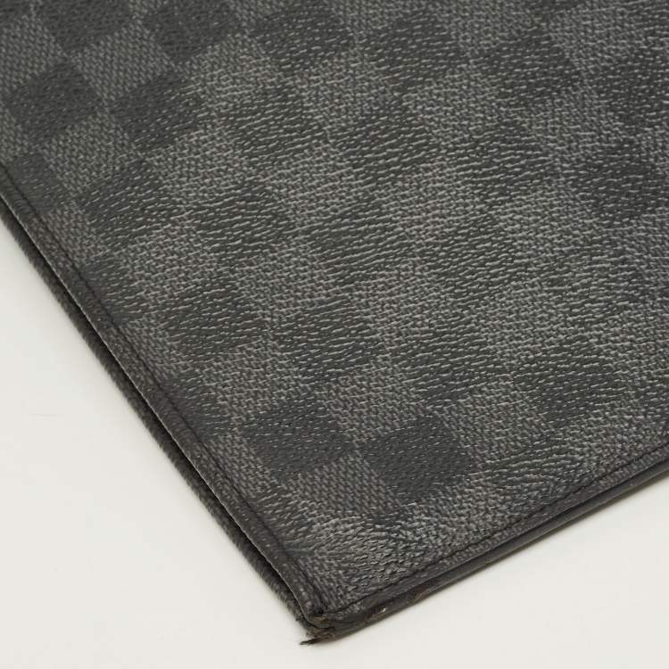 مملوكة مسبقًا Louis Vuitton Damier Graphite Canvas Pochette Jour GM Clutch