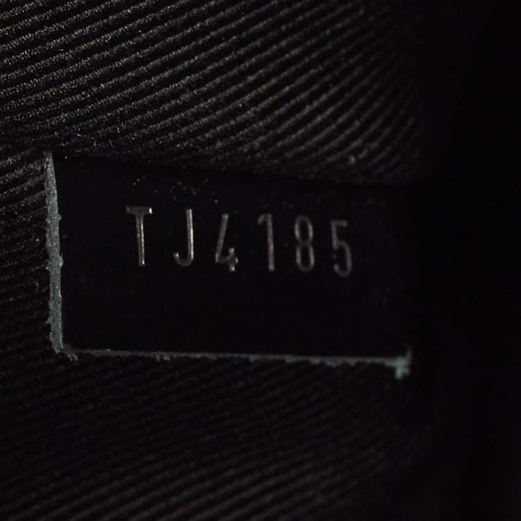 Pre Owned Louis Vuitton Zip Damier Graphite Canvas Pouch