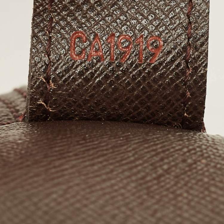 Pre Owned Louis Vuitton Trousse Toiletry 25 Damier Ebene Canvas Pouch