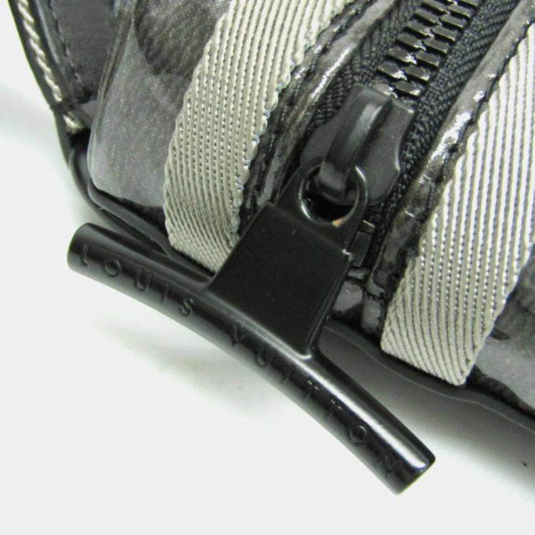 Pre Owned Louis Vuitton Monogram Eclipse Glaze Messenger PM Shoulder Bag Black