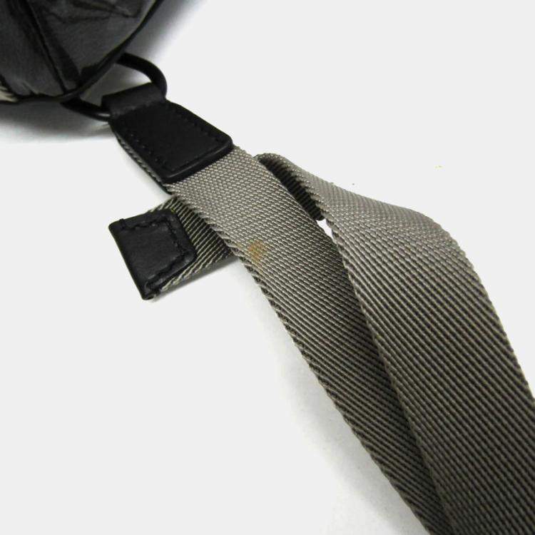 Pre Owned Louis Vuitton Monogram Eclipse Glaze Messenger PM Shoulder Bag Black