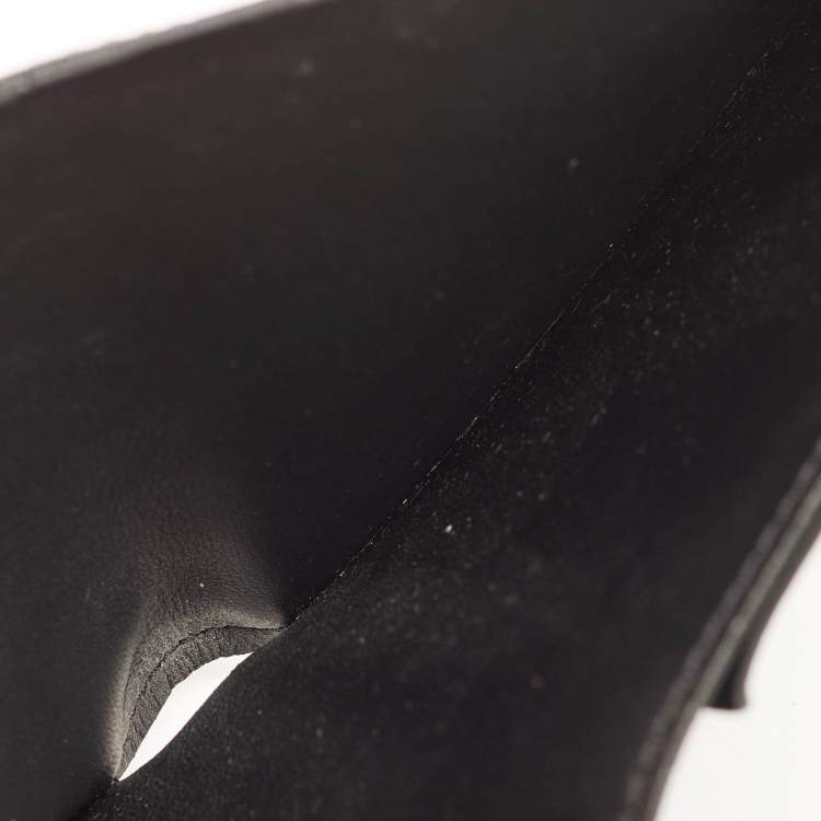 Pre Owned Louis Vuitton Slender Black Damier Infini Leather Bifold Wallet