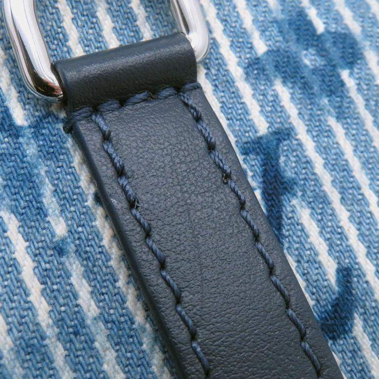 Pre Owned Louis Vuitton Outdoor Pochette Blue/Navy Watercolor Monogram