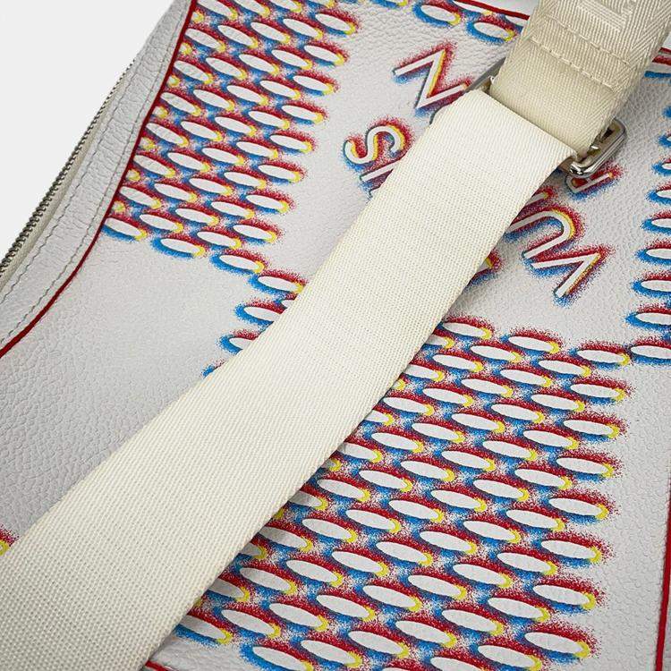 Pre Owned Louis Vuitton Trio Messenger White Damier Giant Spray