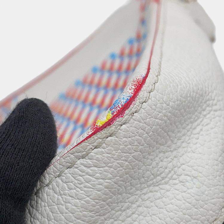 Pre Owned Louis Vuitton Trio Messenger White Damier Giant Spray