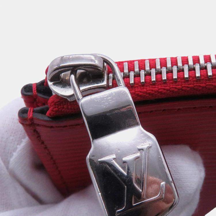 Pre Owned Louis Vuitton Pochette Jour Red/Noir Epi Leather Supreme Size Gm