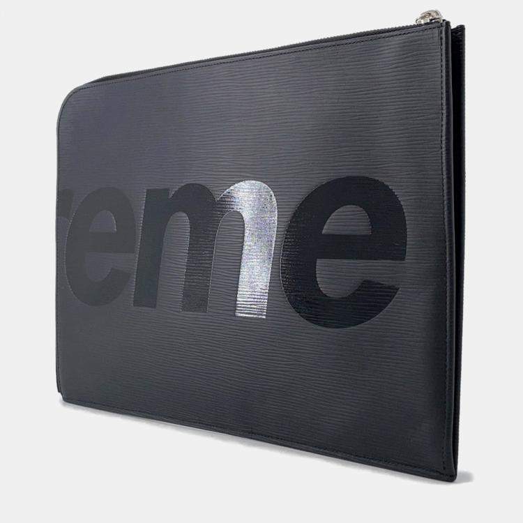 Pre Owned Louis Vuitton Pochette Jour Noir Epi Leather Supreme Size Gm