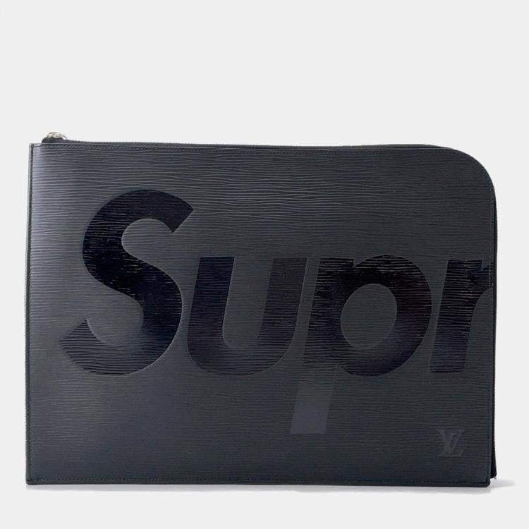 Pre Owned Louis Vuitton Pochette Jour Noir Epi Leather Supreme Size Gm